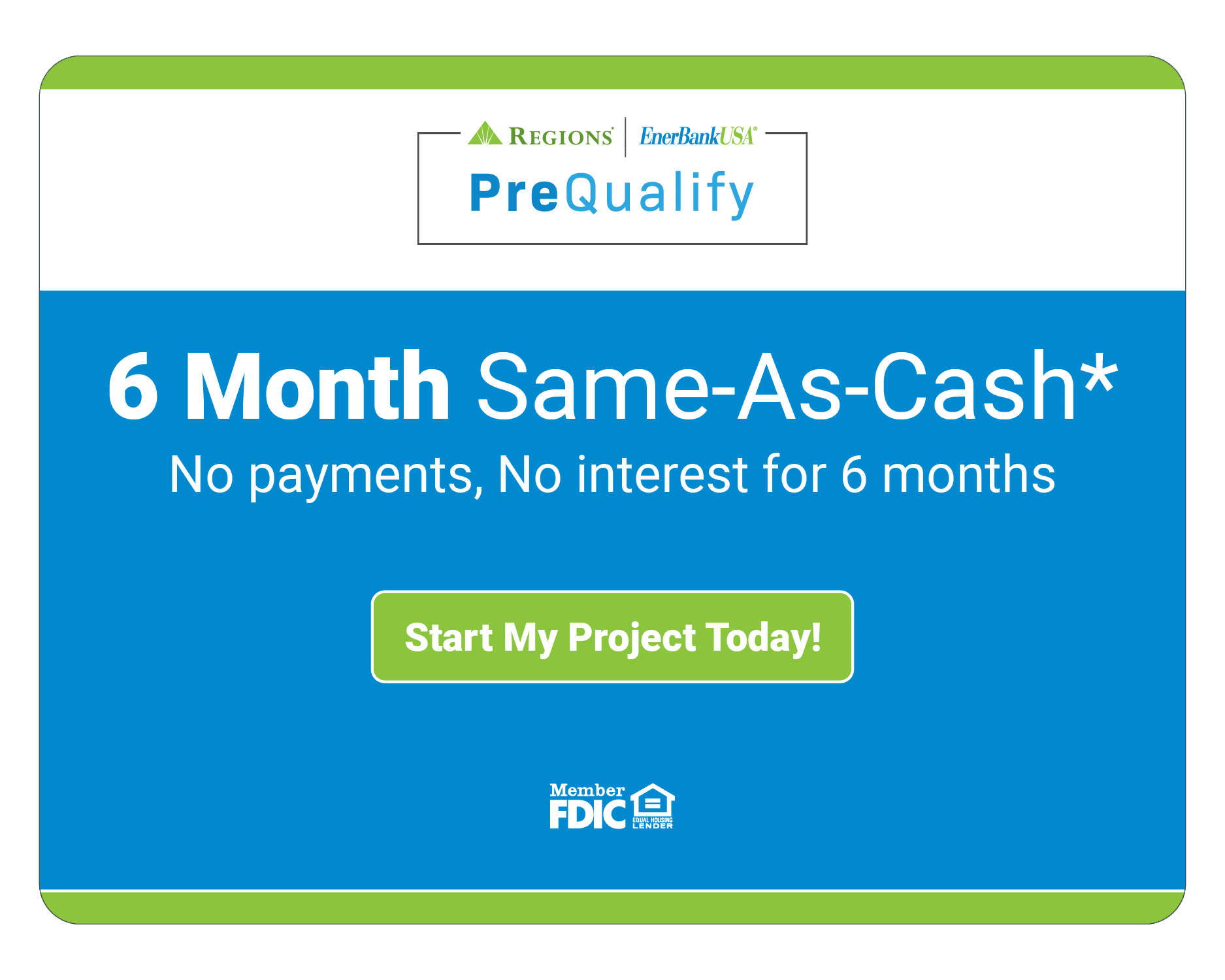 6-Month Same as Cash Loan